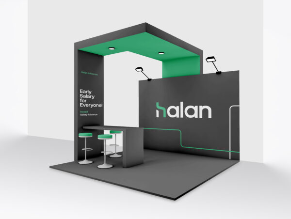 Halan Wall Exhibition Booth