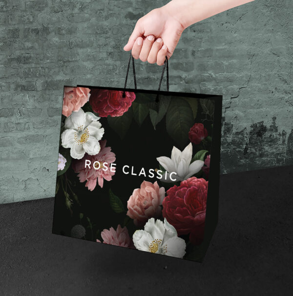 Rose Classic Shopping Bag