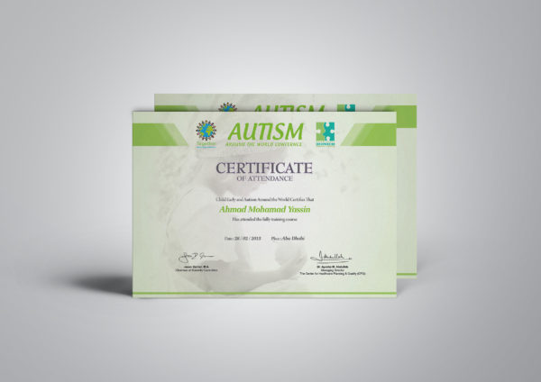 Autism Certificate